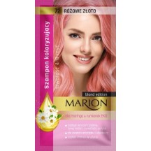 Dažantis šampūnas "Marion" rožinis auksas Nr. 72, 40 ml